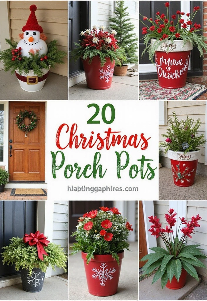 25 Christmas Porch Pot Ideas That Steal the Show 26 25 Christmas Porch Pot Ideas That Steal the Show - Conclusion