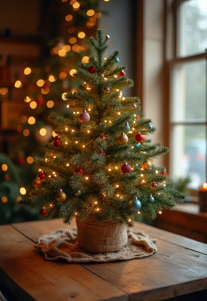 25 Christmas Room Decor Ideas That Feel Enchanting 8 25 Christmas Room Decor Ideas That Feel Enchanting - 8. Tabletop Christmas Tree