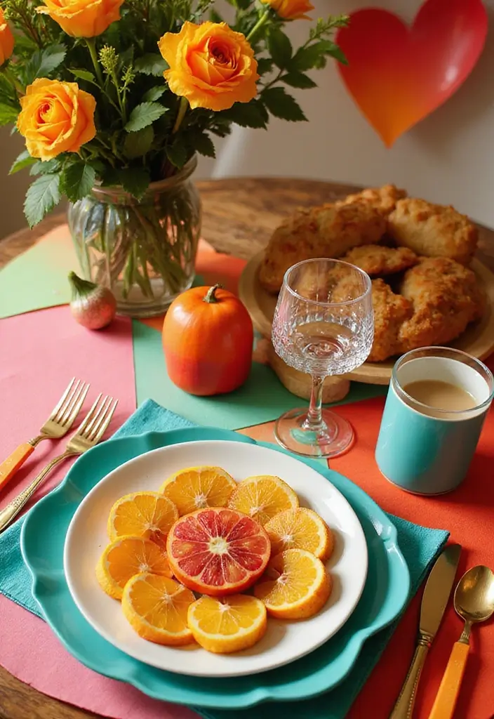 25 Christmas Table Setting Ideas for Stylish Celebrations 22 25 Christmas Table Setting Ideas for Stylish Celebrations - 22. Color Blocked Table Settings