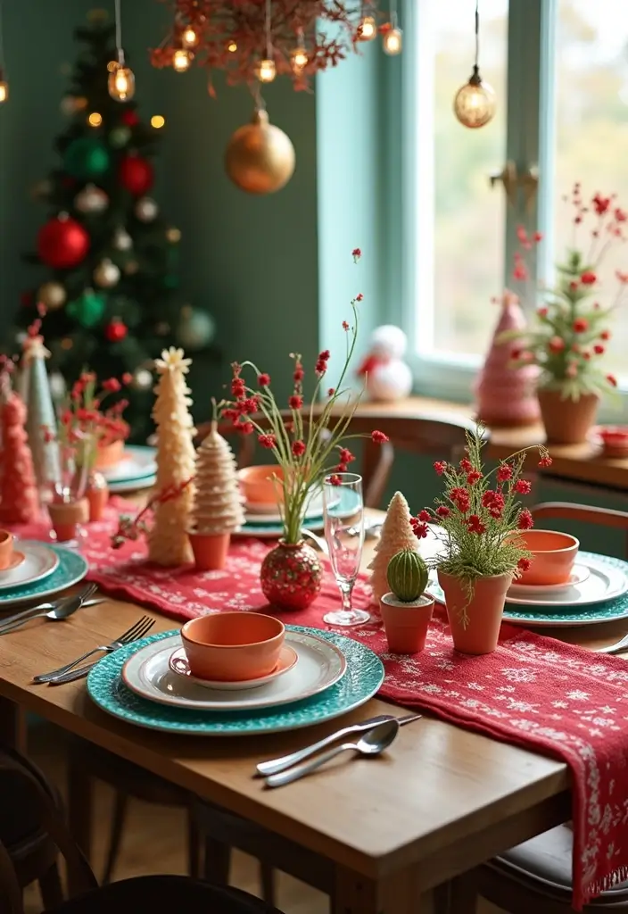 25 Christmas Table Setting Ideas for Stylish Celebrations 8 25 Christmas Table Setting Ideas for Stylish Celebrations - 8. Whimsical Touches