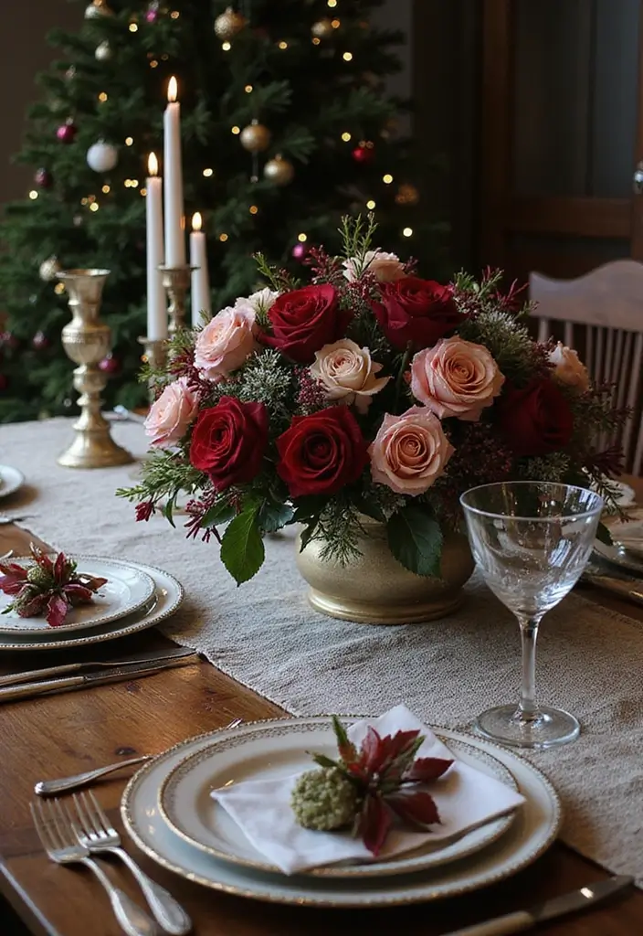 25 Christmas Table Setting Ideas for Stylish Celebrations 9 25 Christmas Table Setting Ideas for Stylish Celebrations - 9. Stunning Silver Touch
