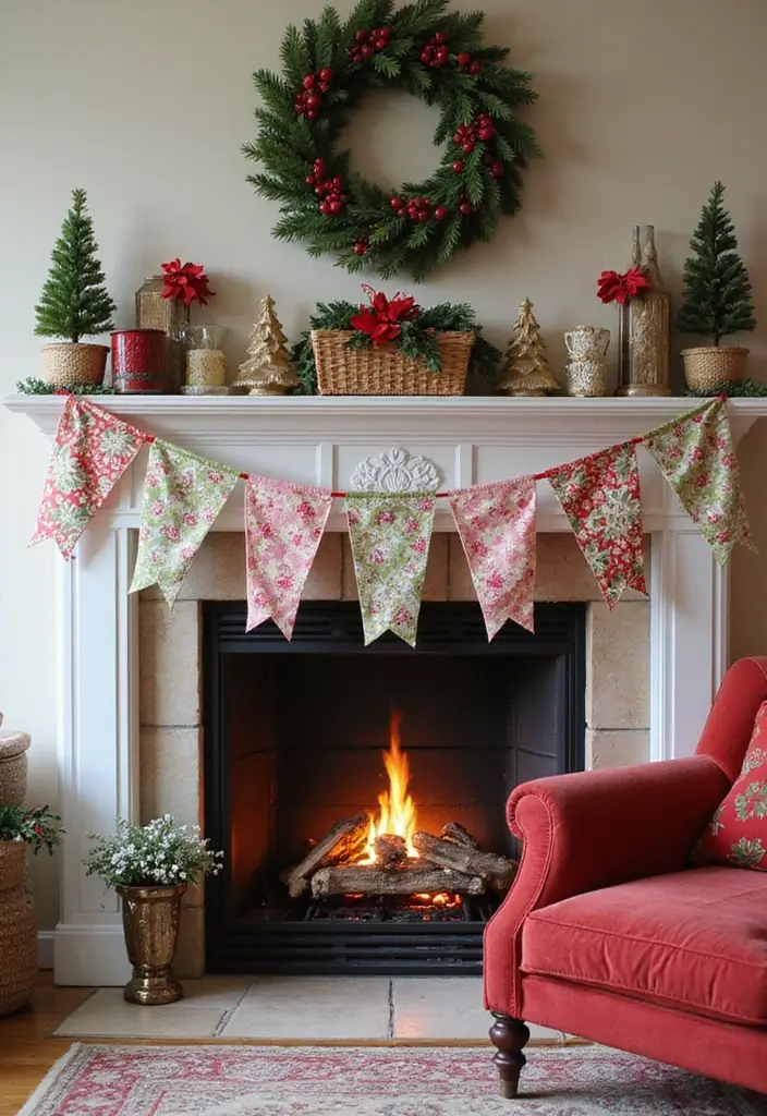 25 Cozy Christmas Room Ideas You’ll Never Forget 14 25 Cozy Christmas Room Ideas You’ll Never Forget - 14. Personal Holiday Banners