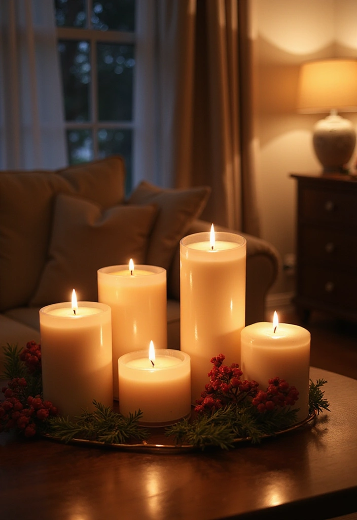 25 Cozy Christmas Room Ideas You’ll Never Forget 5 25 Cozy Christmas Room Ideas You’ll Never Forget - 5. Scented Candles and Warmth