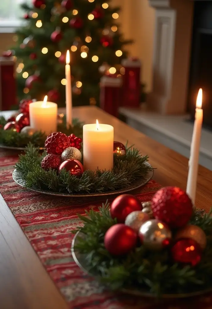 25 Cozy Christmas Room Ideas You’ll Never Forget 7 25 Cozy Christmas Room Ideas You’ll Never Forget - 7. Seasonal Table Decor