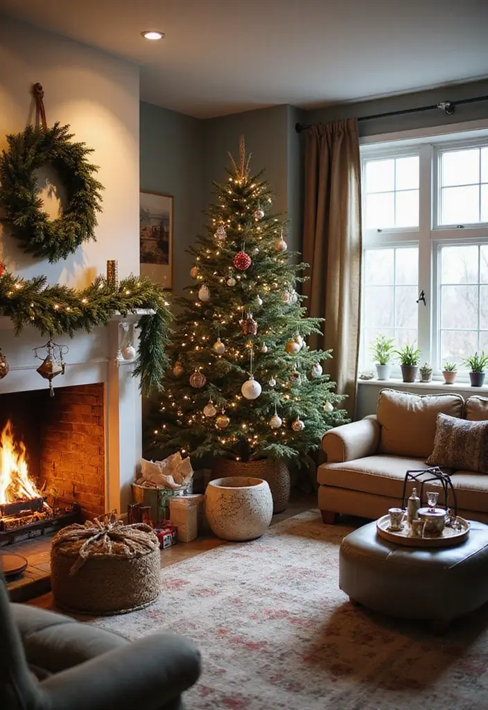 25 Cozy Living Room Christmas Decor Ideas to Try 14 25 Cozy Living Room Christmas Decor Ideas to Try - 14. DIY Christmas Crafts