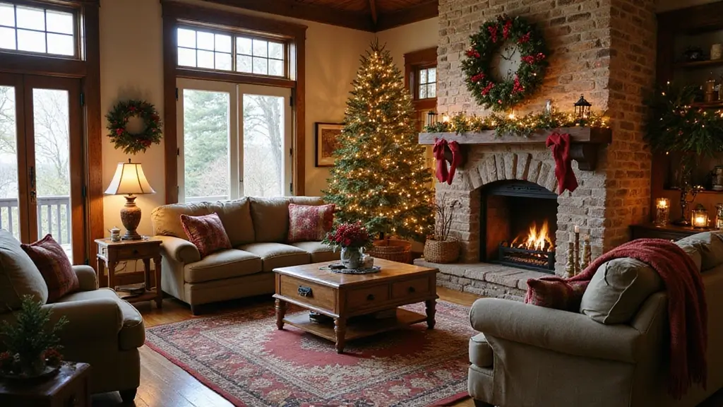 25 Cozy Living Room Christmas Decor Ideas to Try