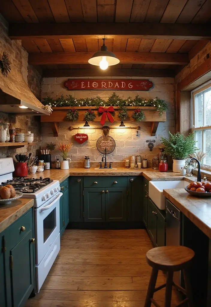 26 Christmas Kitchen Decoration Ideas You’ll Adore 23 26 Christmas Kitchen Decoration Ideas You’ll Adore - 23. Christmas Kitchen Signage