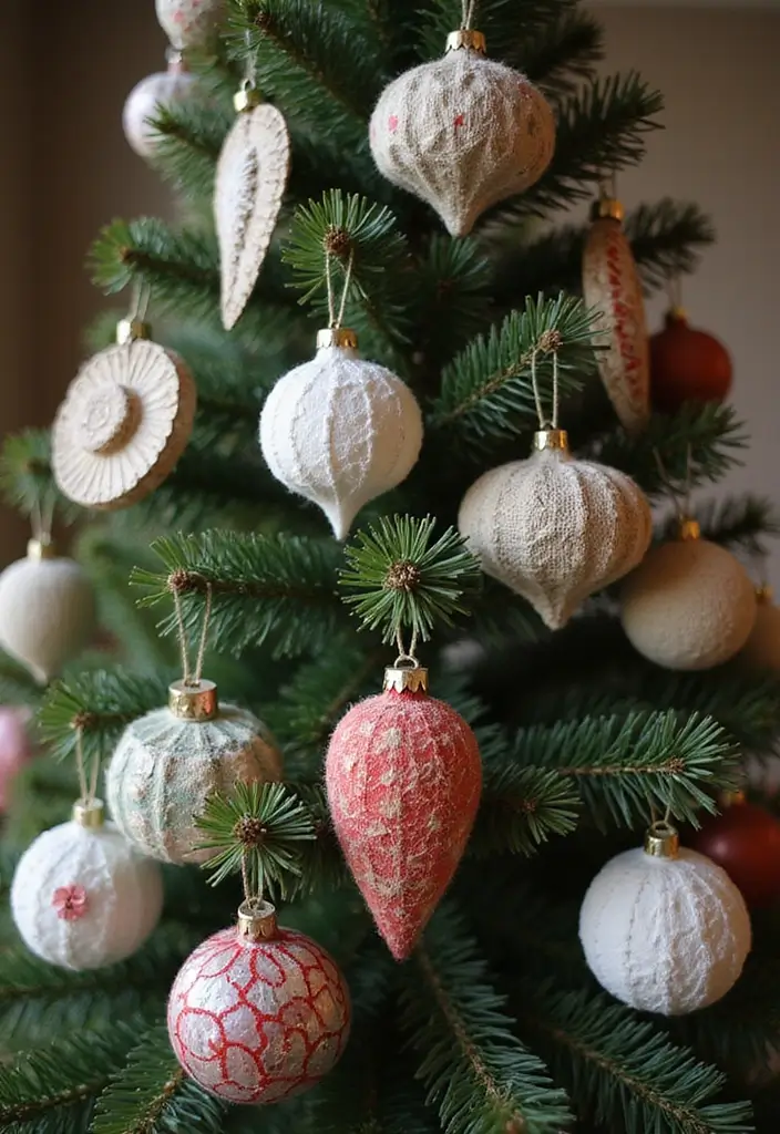 26 Christmas Ornament Ideas That Look Timeless 1 26 Christmas Ornament Ideas That Look Timeless - 1. Handmade Vintage-Inspired Ornaments