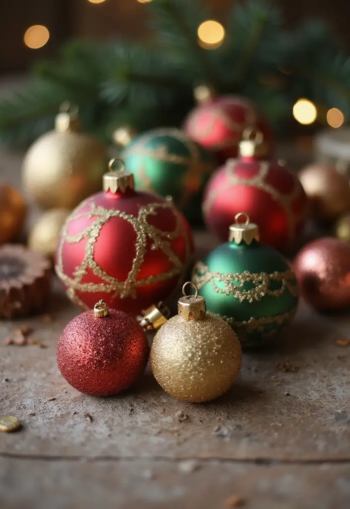 26 Christmas Ornament Ideas That Look Timeless 17 26 Christmas Ornament Ideas That Look Timeless - 17. Festive Miniature Ornaments