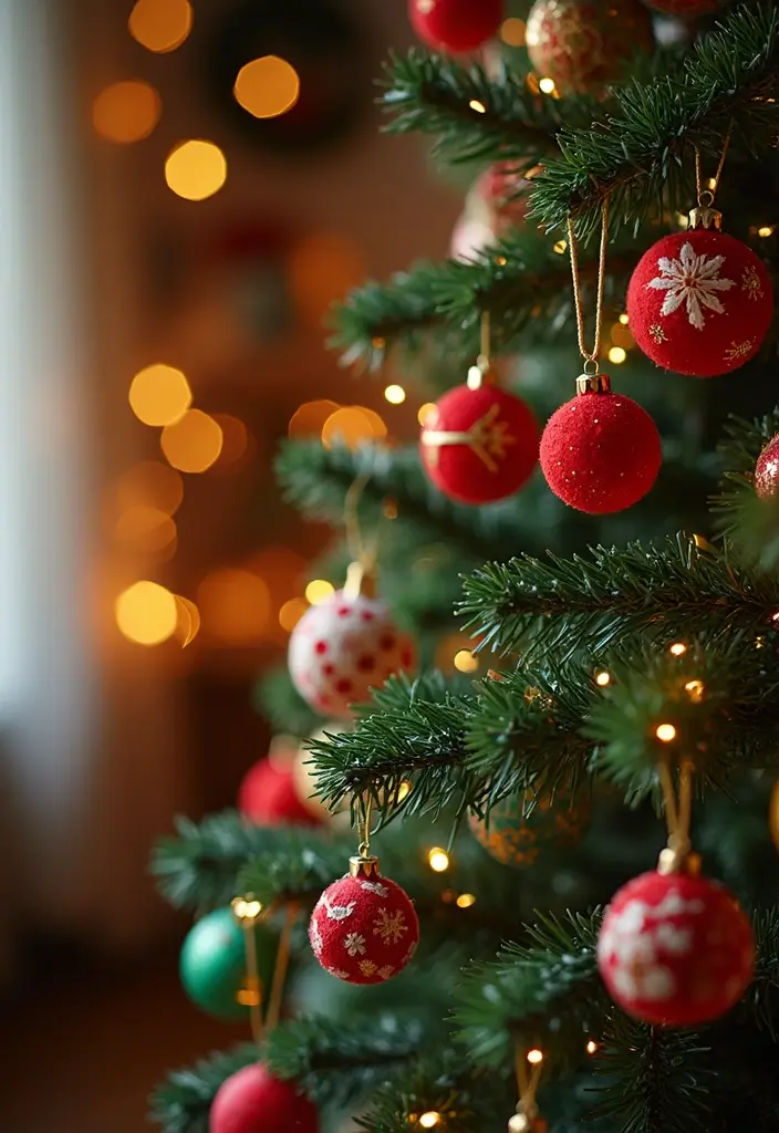 26 Christmas Ornament Ideas That Look Timeless 8 26 Christmas Ornament Ideas That Look Timeless - 8. Whimsical Felt Ornaments