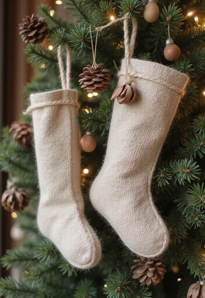 26 Creative Christmas Stocking Ideas for Every Home 13. DIY Biodegradable Stockings