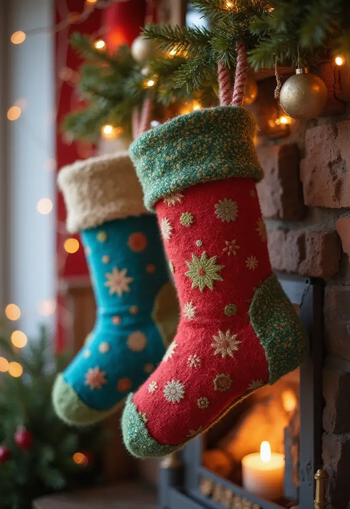 26 Creative Christmas Stocking Ideas for Every Home 17. Whimsical Fairy Tale Stockings