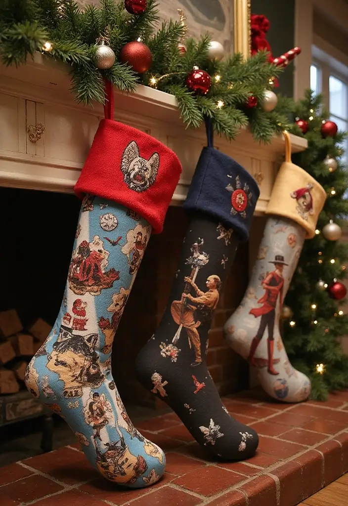 26 Creative Christmas Stocking Ideas for Every Home 22. Star Wars Themed Stockings