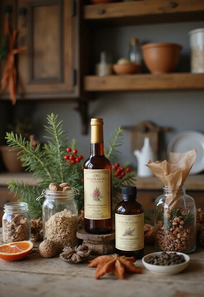 26 Farmhouse Christmas Decor Ideas with Rustic Charm 20 26 Farmhouse Christmas Decor Ideas with Rustic Charm - 20. Seasonal Scented Oils