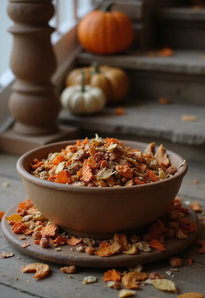 26 Halloween Apartment Decor Ideas for Small Spaces 12 26 Halloween Apartment Decor Ideas for Small Spaces - 12. Seasonal Potpourri