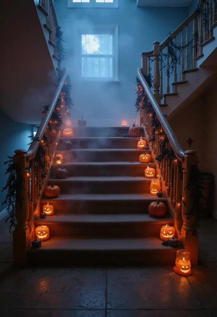 26 Halloween Apartment Decor Ideas for Small Spaces 19 26 Halloween Apartment Decor Ideas for Small Spaces - 19. Eerie Atmosphere with Haze