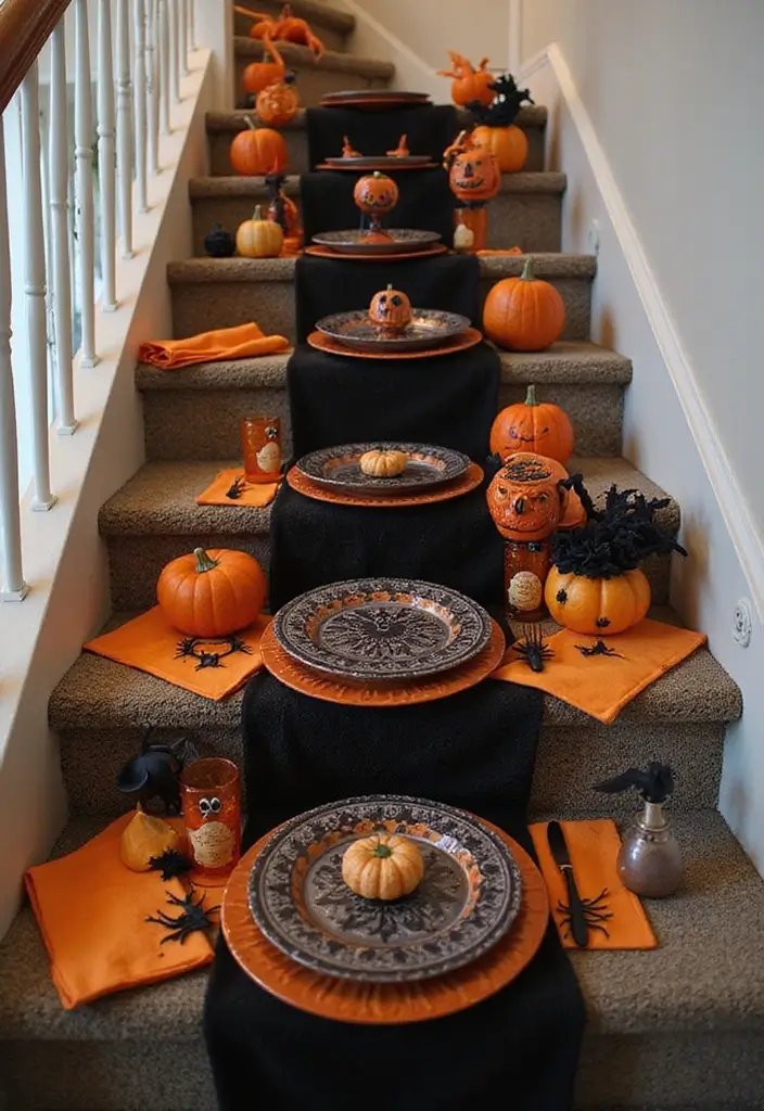 26 Halloween Apartment Decor Ideas for Small Spaces 26 26 Halloween Apartment Decor Ideas for Small Spaces - 26. Spooky Themed Tableware