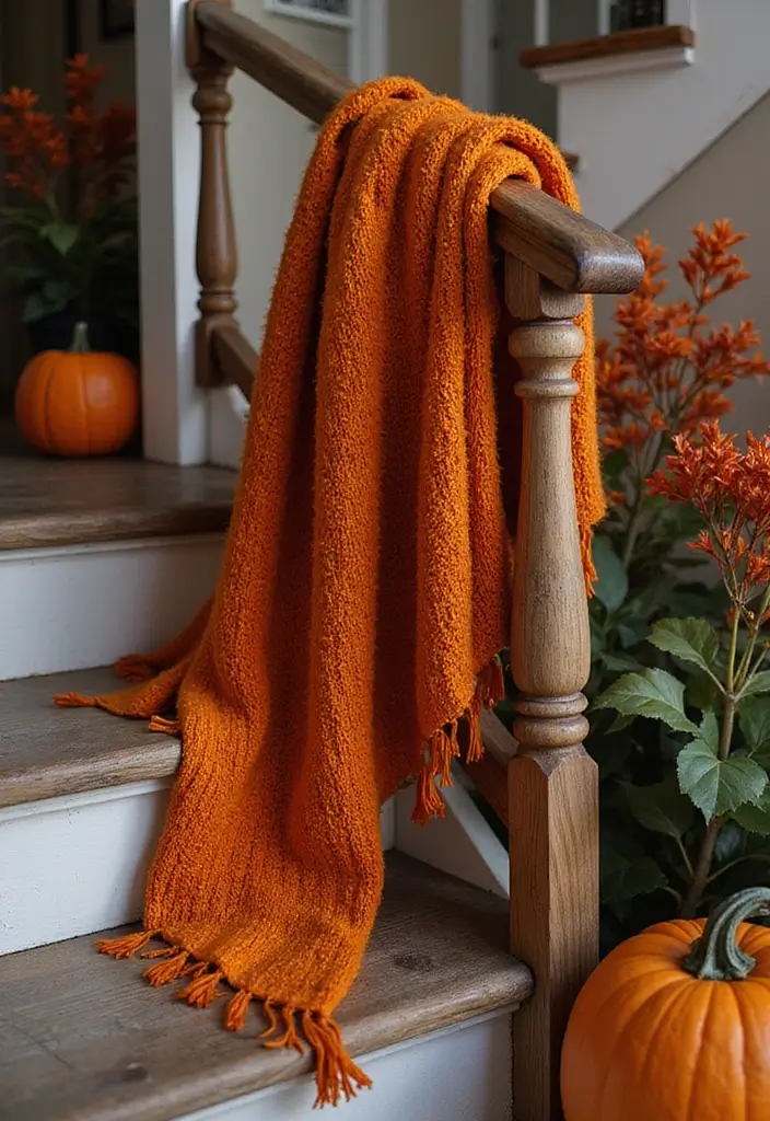 26 Halloween Apartment Decor Ideas for Small Spaces 7 26 Halloween Apartment Decor Ideas for Small Spaces - 7. Seasonal Throws