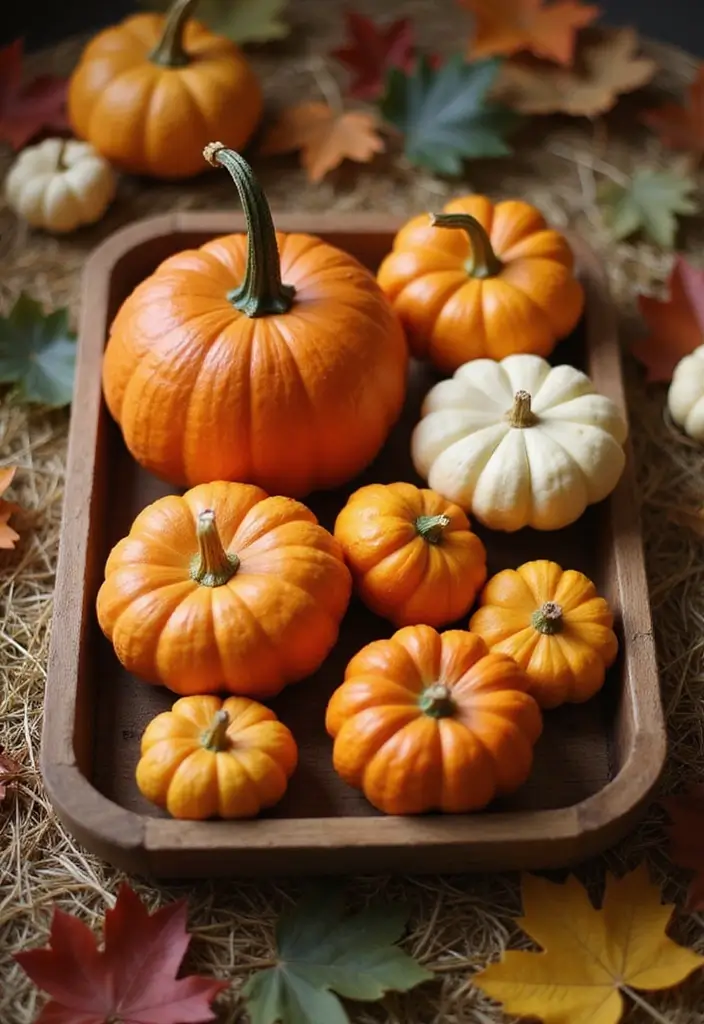 26 Halloween Centerpiece Ideas That Make an Impact 1 26 Halloween Centerpiece Ideas That Make an Impact - 1. Pumpkin Patch Perfection