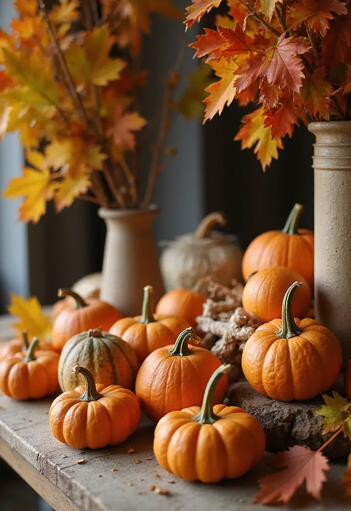 26 Halloween Room Decor Ideas to Set the Mood 10 26 Halloween Room Decor Ideas to Set the Mood - 10. Autumn-Themed Decor