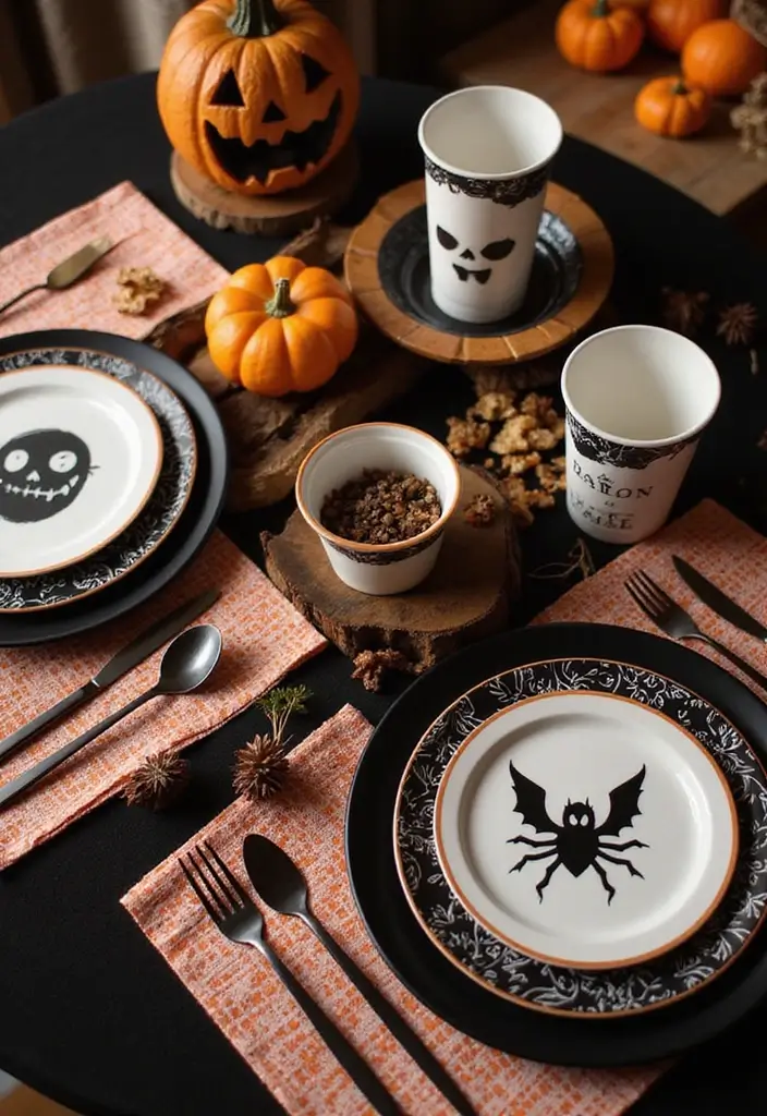 26 Halloween Room Decor Ideas to Set the Mood 15 26 Halloween Room Decor Ideas to Set the Mood - 15. Spooky Serving Ware