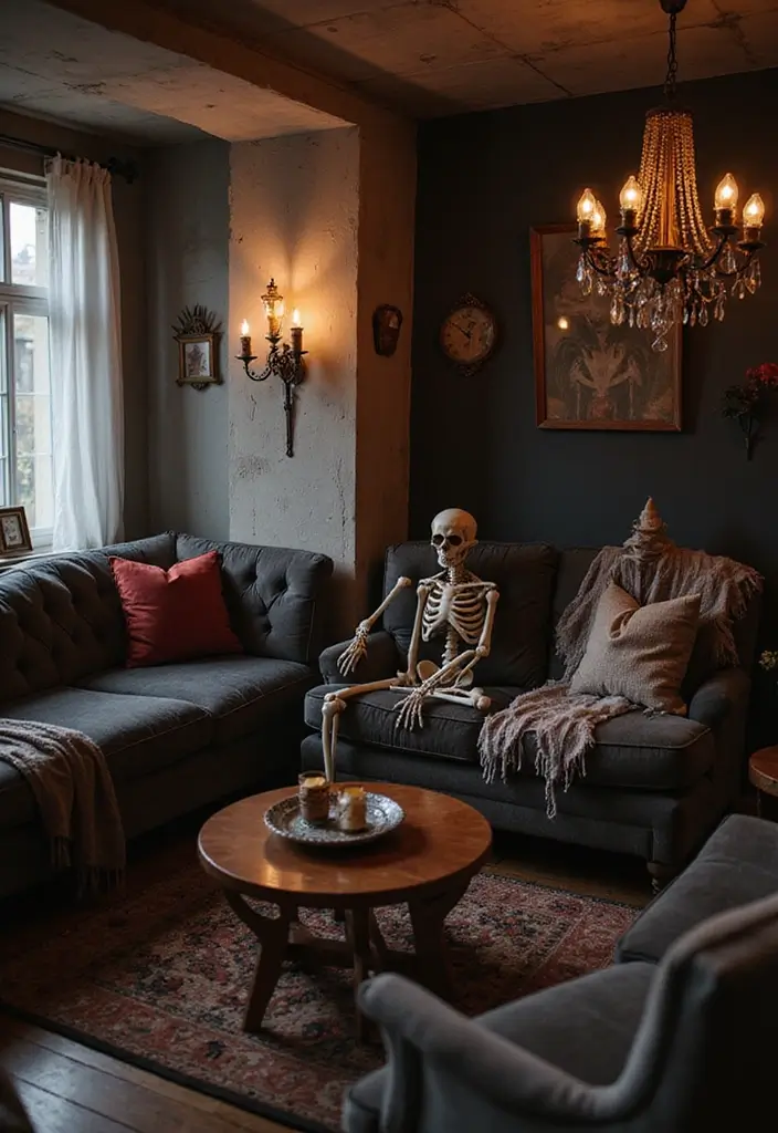 26 Halloween Room Decor Ideas to Set the Mood 6 26 Halloween Room Decor Ideas to Set the Mood - 6. Haunted House Ideas