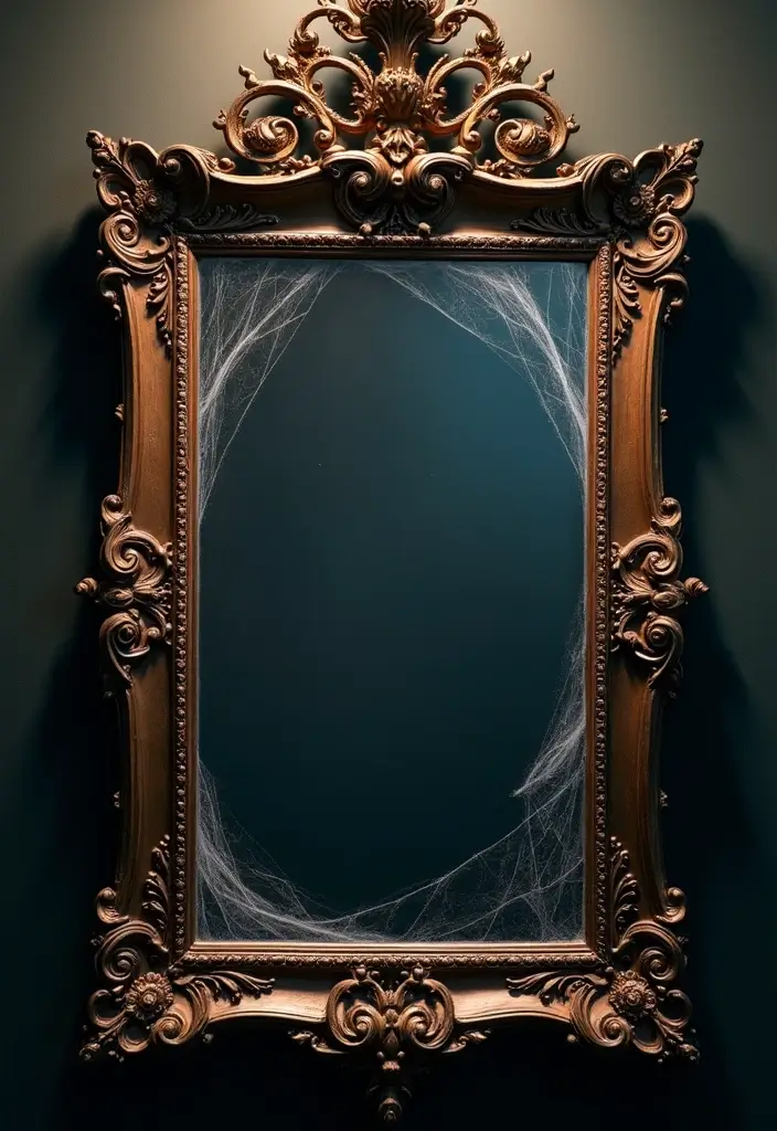 26 Halloween Room Decor Ideas to Set the Mood 9 26 Halloween Room Decor Ideas to Set the Mood - 9. Eerie Mirrors