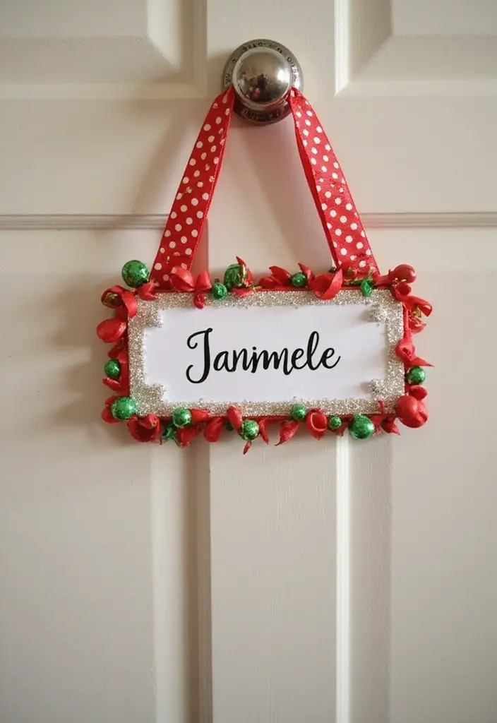 27 Christmas Bedroom Decor Ideas That Feel Extra Magical 11 27 Christmas Bedroom Decor Ideas That Feel Extra Magical - 11. Personalize with Name Tags