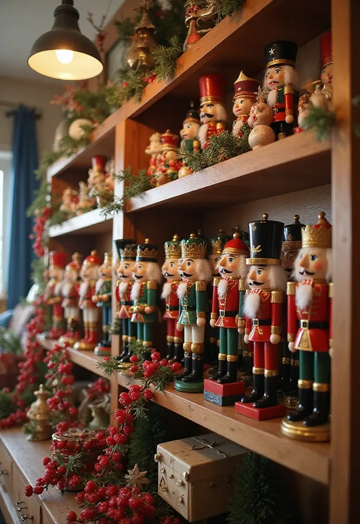 27 Christmas Bedroom Decor Ideas That Feel Extra Magical 14 27 Christmas Bedroom Decor Ideas That Feel Extra Magical - 14. Nutcracker Display