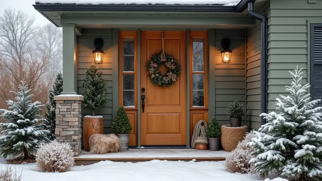27 Christmas Front Porch Decor Ideas to Welcome Guests