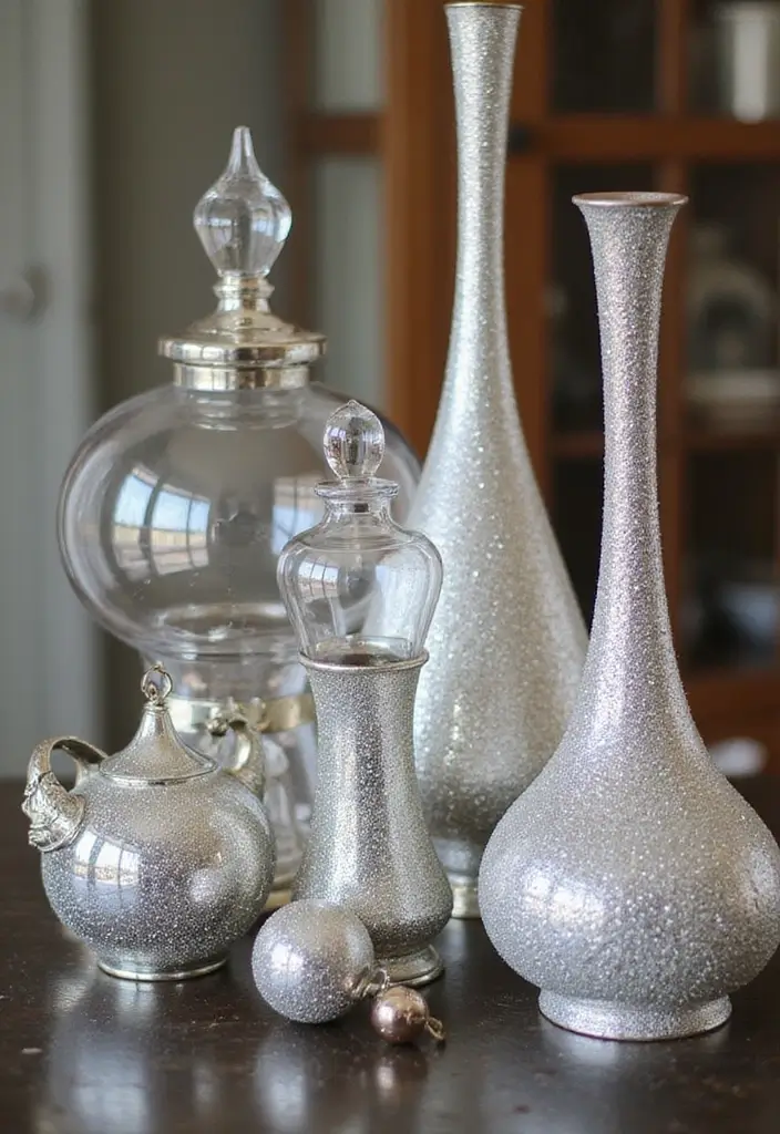 27 Christmas Office Decor Ideas That Feel Cheerful 11 27 Christmas Office Decor Ideas That Feel Cheerful - 11. Sparkling Silver Accents