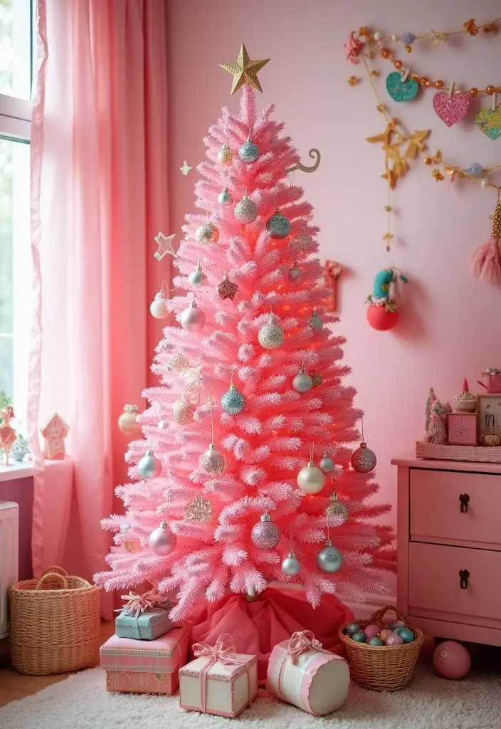 27 Pink Christmas Tree Decoration Ideas That Pop 25 27 Pink Christmas Tree Decoration Ideas That Pop - 25. Holiday Cheer