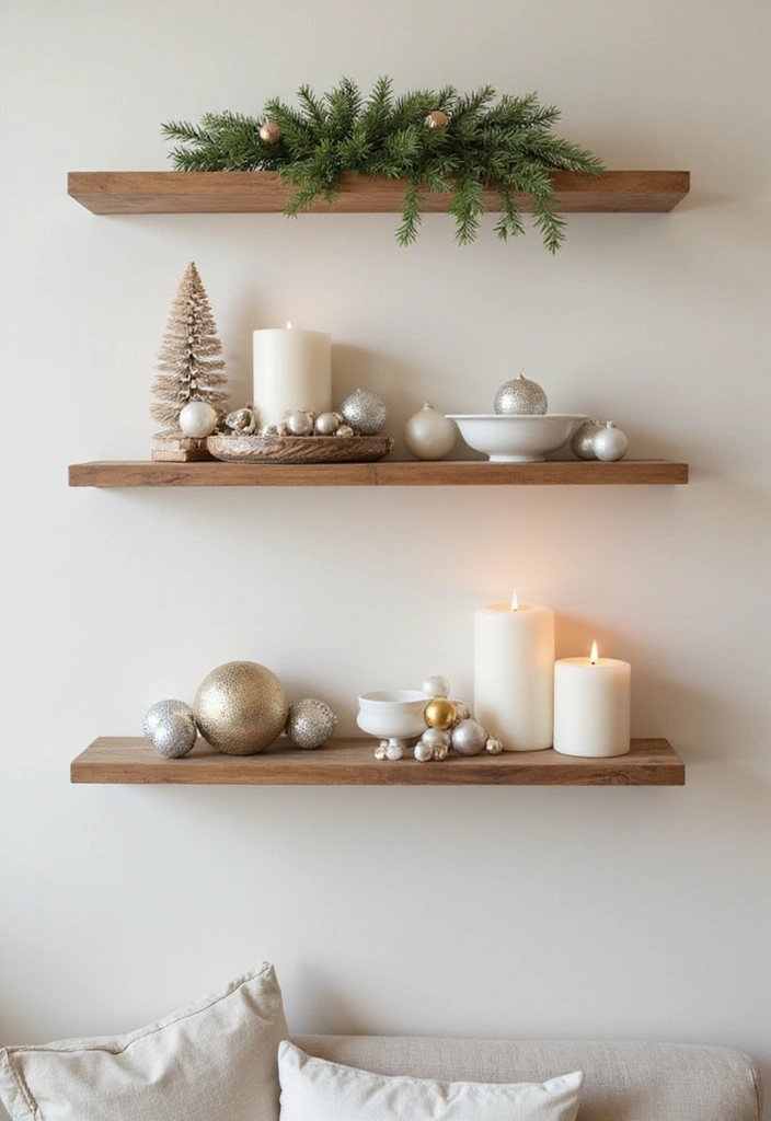 27 Small Apartment Christmas Decor Ideas That Maximize Style 2 27 Small Apartment Christmas Decor Ideas That Maximize Style - 2. Wall-Mounted Decor