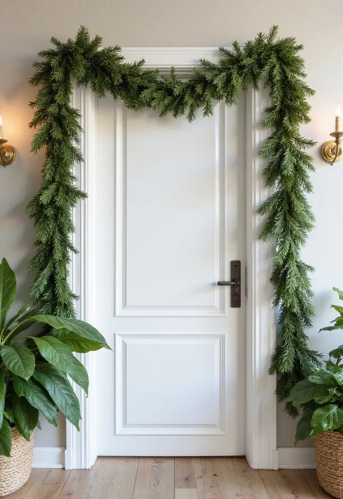 27 Small Apartment Christmas Decor Ideas That Maximize Style 22 27 Small Apartment Christmas Decor Ideas That Maximize Style - 22. Clean and Simple Garlands