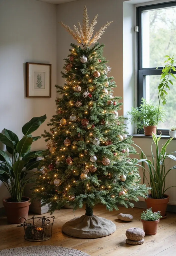 27 Stunning Sapin de Noël Inspirations You’ll Love 16 27 Stunning Sapin de Noël Inspirations You’ll Love - 16. Holiday Botanicals