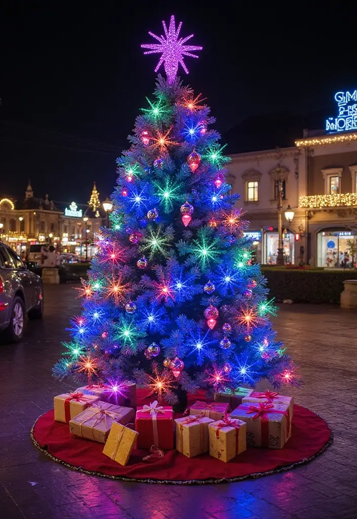 27 Stunning Sapin de Noël Inspirations You’ll Love 27 27 Stunning Sapin de Noël Inspirations You’ll Love - 27. Holiday Glow Up