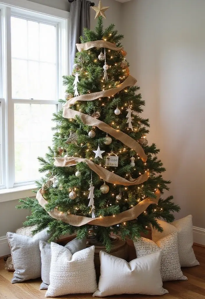 27 Stunning Sapin de Noël Inspirations You’ll Love 6 27 Stunning Sapin de Noël Inspirations You’ll Love - 6. Farmhouse Festivities