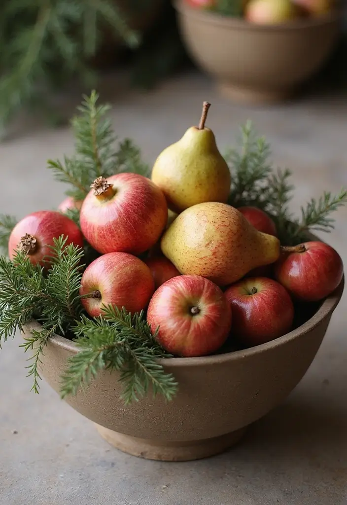 28 Christmas Centerpiece Ideas That Elevate Any Table 11 28 Christmas Centerpiece Ideas That Elevate Any Table - 11. Seasonal Fruit Bowl