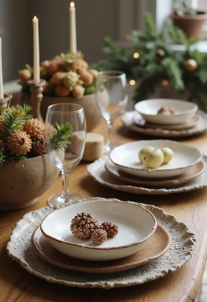 28 Christmas Centerpiece Ideas That Elevate Any Table 9 28 Christmas Centerpiece Ideas That Elevate Any Table - 9. Eco-Friendly Paper Mache Bowls
