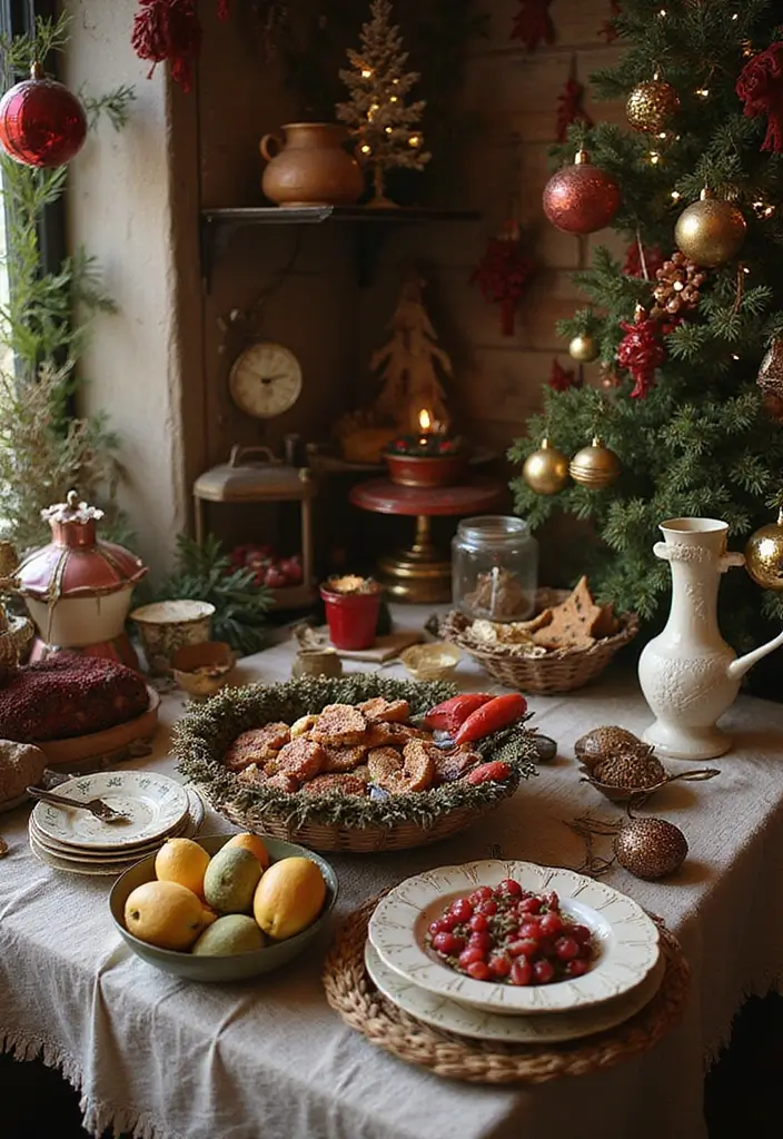 28 Christmas Room Ideas That Feel Cozy & Bright 11 28 Christmas Room Ideas That Feel Cozy & Bright - 11. Vintage Holiday Decorations