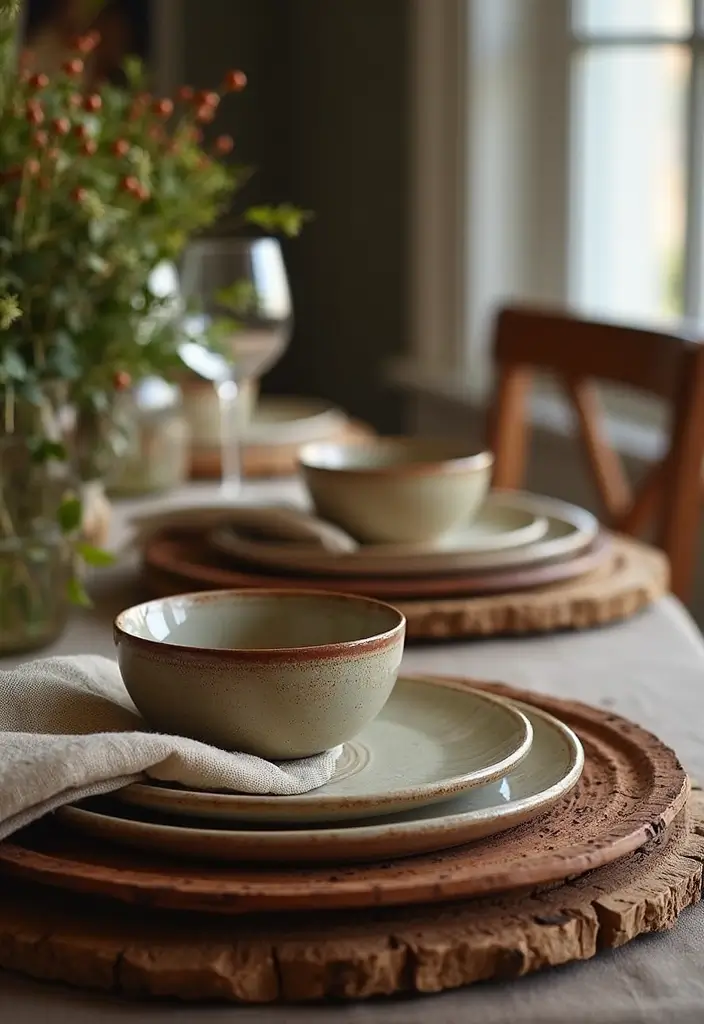 28 Christmas Room Ideas That Feel Cozy & Bright 12 28 Christmas Room Ideas That Feel Cozy & Bright - 12. Earthy Table Settings