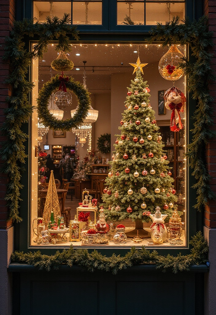 28 Christmas Room Ideas That Feel Cozy & Bright 24 28 Christmas Room Ideas That Feel Cozy & Bright - 24. Holiday-Themed Window Displays