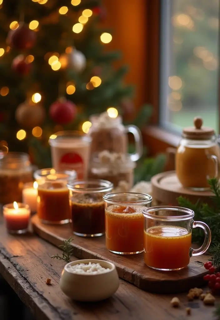 28 Christmas Room Ideas That Feel Cozy & Bright 26 28 Christmas Room Ideas That Feel Cozy & Bright - 26. Warm Beverage Stations
