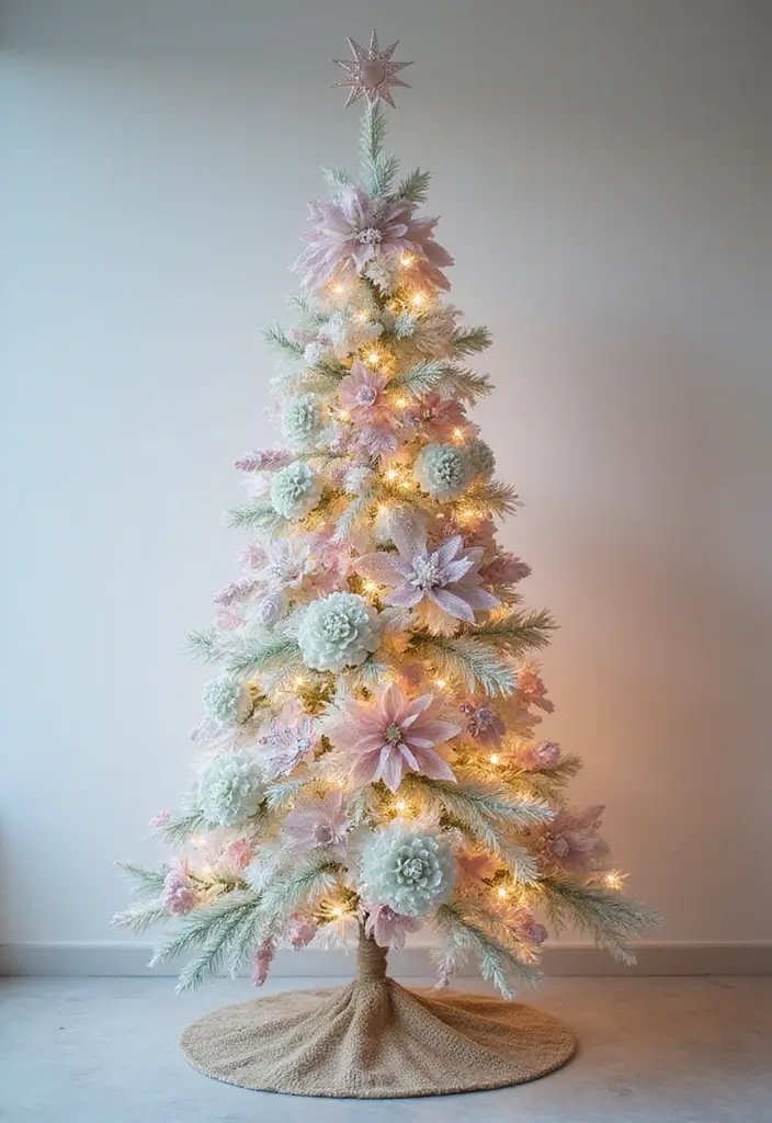 28 Christmas Tree Color Theme Ideas You’ll Want to Copy - 6. Pretty Pastels