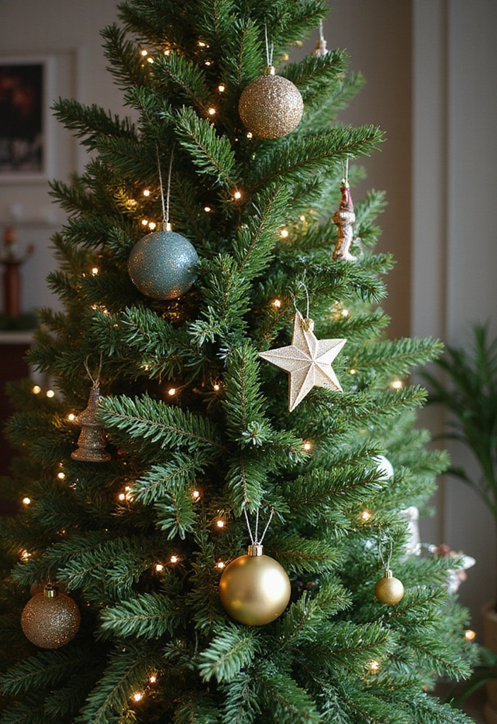 28 Christmas Tree Decoration Ideas That Spark Joy 14 28 Christmas Tree Decoration Ideas That Spark Joy - 14. Natural Elements and Greenery