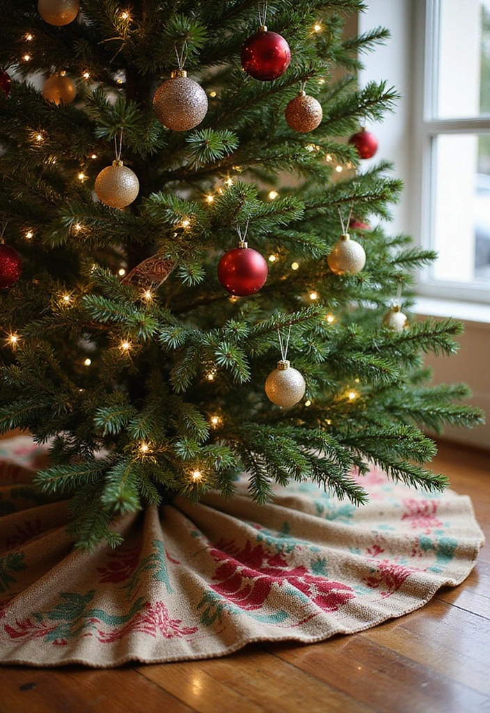 28 Christmas Tree Decoration Ideas That Spark Joy 18 28 Christmas Tree Decoration Ideas That Spark Joy - 18. Eco-Friendly Tree Skirts