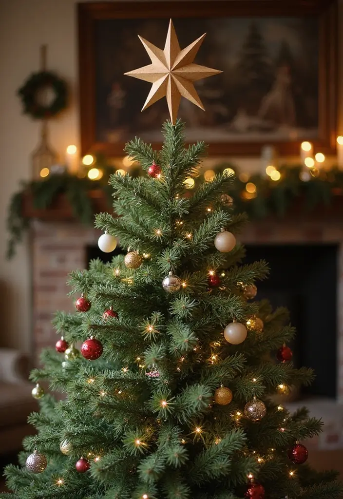 28 Christmas Tree Decoration Ideas That Spark Joy 20 28 Christmas Tree Decoration Ideas That Spark Joy - 20. Sustainable Star Tree Topper