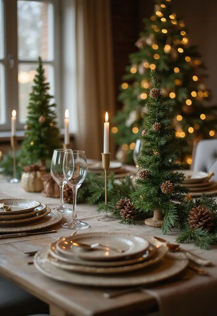 28 Christmas Tree Decoration Ideas That Spark Joy 21 28 Christmas Tree Decoration Ideas That Spark Joy - 21. Holiday-Themed Table Decorations