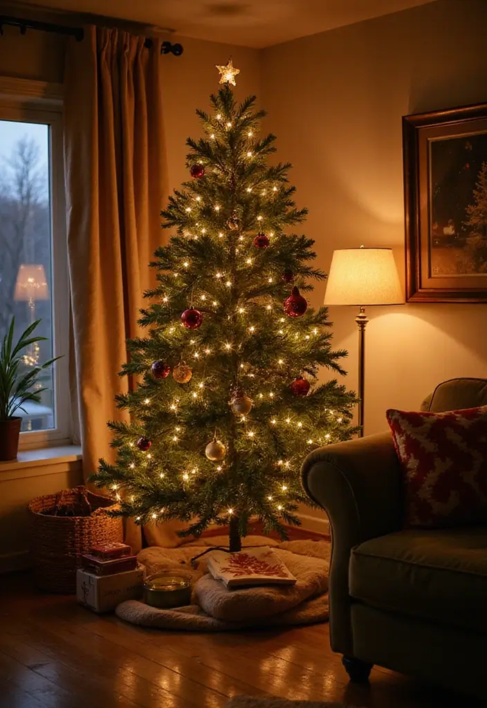 28 Christmas Tree Decoration Ideas That Spark Joy 28 28 Christmas Tree Decoration Ideas That Spark Joy - 28. Eco-Conscious Tree Lighting