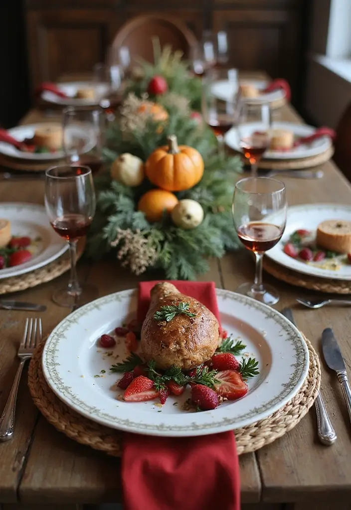 28 Festive Table Noël Decoration Ideas for Inspiration 24 28 Festive Table Noël Decoration Ideas for Inspiration - 24. Layered Table Settings